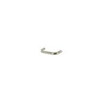 Cime - poigne fil avec insert acier chrom, l. 104mm, d. 8mm, p. 28mm, entraxe 96mm, 1 pice avec visserie. ...