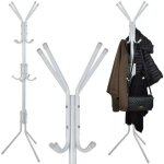 Cintre sur pied 170cm - blanc ruhhy 23814 Cintre sur pied 170cm - blanc ruhhy 23814