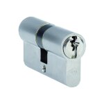 Cisa - cylindre  double entre 30x30 laiton nickel 831007 - 02 - 0a