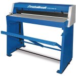 Cisaille guillotine manuelle par commande  pied largeur du travail 1050 mm paisseurs jusque 1 mm en ...