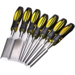 Ciseau � bois sculpter, couper et fa�onner le bois embouts en acier � utiliser avec le maillet outils ...