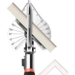 Ciseaux de coupe angulaire r�glables pour couverture de cordon en pvc, moulure de plinthe, garniture ...