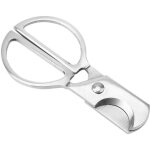 Ciseaux de couteau de coupe - cigare � double lame de poche en acier inoxydable