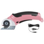 Ciseaux couture tissu 4. 2v, cutter rotatif lectrique avec batterie intgre, puissant pour tissu, carton, ...