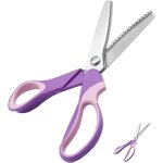 Ciseaux cranteurs 23, 5 cm ciseaux de couture professionnels en acier inoxydable pour travaux manuels, ...