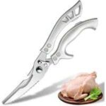 Ciseaux de cuisine robuste, ciseaux cuisine professionnels en acier inoxydable, ciseaux de volaille polyvalent ...
