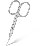 Ciseaux  cuticules professionnels, ciseaux  ongles, ciseaux  sourcils, lame incurve en acier inoxydable ...