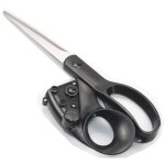 Ciseaux laser 26. 5x15x3cm, - guidage laser facilite la decoupe - id�al bricolage et petits travaux