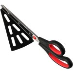 Ciseaux � pizza en acier inoxydable de 28cm, cuisine cisailles en ciseaux avec pelle pizza d�tachable, ...