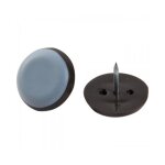 Lot de 100 patins glisseur 1 pointe en t�flon diam�tre 20mm civic industrie - 19 614 720