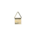 Civic - attaches triangulaires pour tableaux en acier laitonn avec pointes largeur 20mm sachet de 100 ...