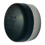 Civic - butoir de béquille julior base aluminium anodisé Ø40 mm hauteur 24 mm bouchon noir Civic - butoir de béquille julior base aluminium anodisé Ø40 mm hauteur 24 mm bouchon noir