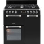 Ck90f324k - centre de cuisson leisure 3 fours 90cm noir