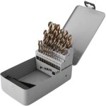 Coffret 25 forets hss 5% cobalt pour perage de l'inox, aciers - eg 0680 - clas equipements