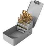 Clas - coffret 25 forets hss - tin pour perage des aciers - eg 0670bl equipements