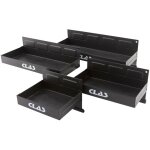Jeu 4 bacs de rangement magntiques pour servante d'atelier - eg 8004 clas equipements