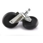 Clas - paire de roues pivotantes 125x32mm pour grue oh 0338 - sa 0341 equipements