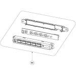 Clavier de commande hotte 133. 0386. 936, 5024003 roblin hotte 133. 0386. 936, 5024003 roblin