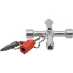 Cl� d'armoire de commande universal 10 fonctions avec adaptateur d'embout