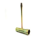 Cl  bougie et cl  crou de barre pour trononneuse 13 mm x 19 mm, dore, une pice