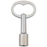 Cl� carr� femelle 9mm acier - robert couillet - 54. 409