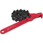 Cl� � cha�ne � cliquet robuste, cl� � filtre � huile � cha�ne r�glable, filtre � poign�e, pince � cl�, ...