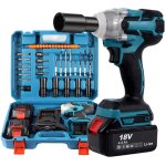 Cl� � chocs sans fil brushless, boulonneuse a choc electrique avec batteries 4. 0ah 21v, visseuse � choc ...