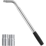 Cl� d�monte - roue t�lescopique, cl� de roue extensible en acier pour voiture, fourgonnette, camion, ...