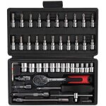 Cl� dynamom�trique 1 / 4  , cl� dynamom�trique enti�rement r�glable avec t�te � cliquet 5 - 25nm et outils ...