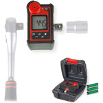 Dema ? cl� dynamom�trique digitale 1 / 2' ? adaptateur pour cliquet ? couple r�glable 40 � 200 nm ? affichage ...