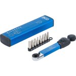 Bgs technic - cl dynamomtrique six pans femelle 6, 3 mm (1 / 4') 2 - 10 nm avec jeu d'embouts 9 pices ...