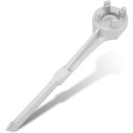 Cl� � f�t, cl� � f�t en aluminium, prise standard