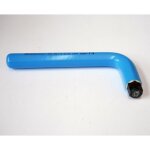 Cl� male coud�e 6 pans 14mm isol� 1000v bleue l 158mm l 71mm acier trait� pour vis creuses atex ii derancourt ...