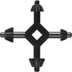 Cl de mandrin 4 en 1, tailles 1 / 4', 3 / 8', 1 / 2', 5 / 8', outil de remplacement pour perceuses lectrique ...