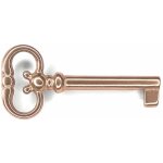 Cl de meuble 68mm laiton poli verni dor or remplacement serrure art dco vintage ancien