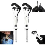 Cl� micro auto - ajustable, cl� multifonction portable, cl� � �tau pour tuyau court, outil de cl� 2 en ...