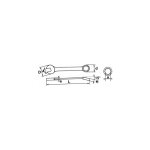 Cl� mixte - sam outillage 22 mm