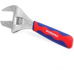 Cl� � molette et pince multiprise 2 en 1 avec grande ouverture 42 mm et poign�e bi - mati�re, longeur ...