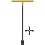 Cl� � cl� multifonctionnelle en t pour compteur d'eau en acier avec outil utilitaire � 4 voies pour robinets ...