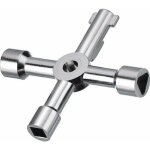 Cl� multifonctionnelle d'utilitaires � 4 voies pour cl� ouverte d'armoire de compt de gaz d'eau �lectrique ...