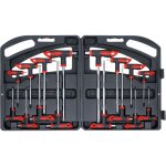 Cl�s poign�e t six pans int�rieurs / profil en t (pour torx) 16 pi�ces