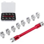 Cl� � rayons de roue universelle r�glable akozon, jeu de cl�s � rayons cnc de 5, 0 � 6, 8 pouces, longueur ...