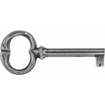 Cyclingcolors - cl� de serrure 77mm rond aspect �tain argent meuble ancien d�coration rustique armoire ...