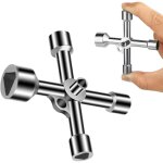 Cl� triangulaire 1 pi�ces cl� des utilitaires multi - fonctionnels � 4 voies, triangle, 5 tailles diam�tre ...