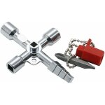 Cl� universelle armoire electrique cl� triangle cl� carr� pour train armoire �lectrique ascenseur outil ...