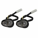 Clignotant led, 1 paire de lampe t�moin led ambre encastr� pour yzf r1 r6 r6s(fum�e) - ej. life