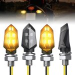 Clignotant moto led, ensemble de 4 mini clignotants moto 12v, indicateur universel étanche ip65 pour ... Clignotant moto led, ensemble de 4 mini clignotants moto 12v, indicateur universel étanche ip65 pour ...