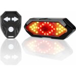 Clignotant velo et feu arri�re avec effets sonores, t�l�commande sans - fil, 5 modes d'�clairage diff�rents, ...