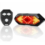 Clignotant velo et feu arrière avec effets sonores, télécommande sans - fil, 5 modes d'éclairage différents, ... Clignotant velo et feu arrière avec effets sonores, télécommande sans - fil, 5 modes d'éclairage différents, ...
