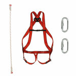 Kit harnais antichute climax avec attache 1, 5 m + 2 connecteurs + sac